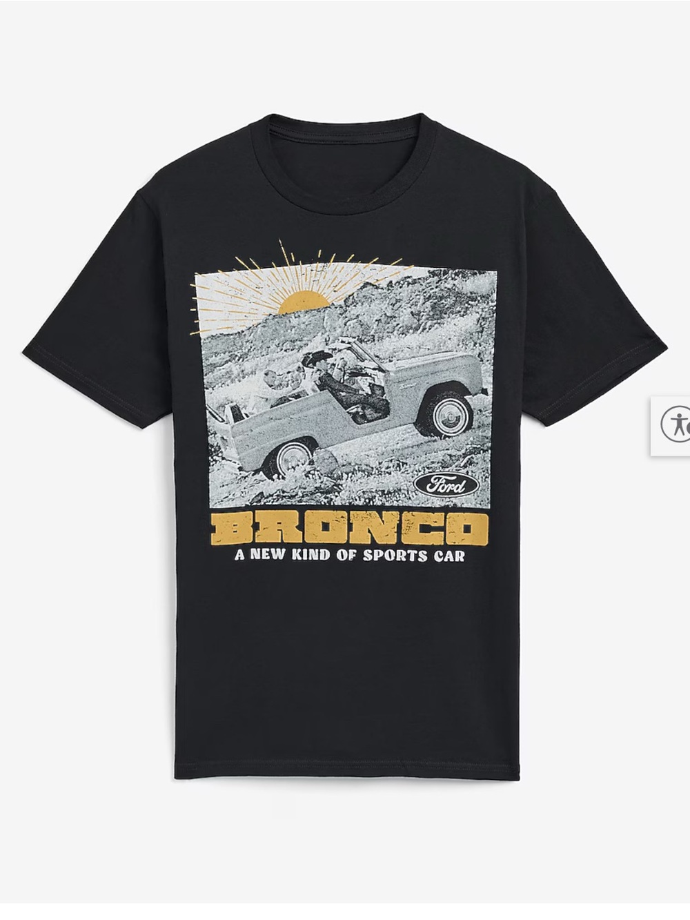 Express Ford Bronco Black Graphic T-Shirt